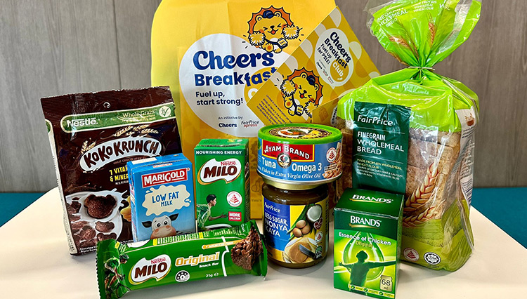 FairPrice Foundation and Cheers fuel PSLE students' exam preparations with free nutritious breakfast bundles